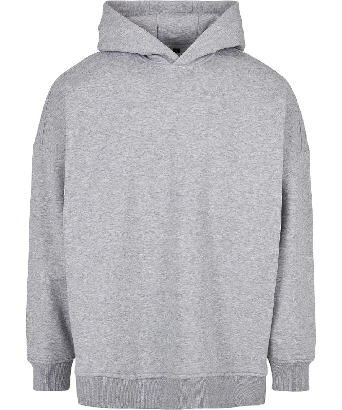 Grey - Oversized cut-on sleeve hoodie