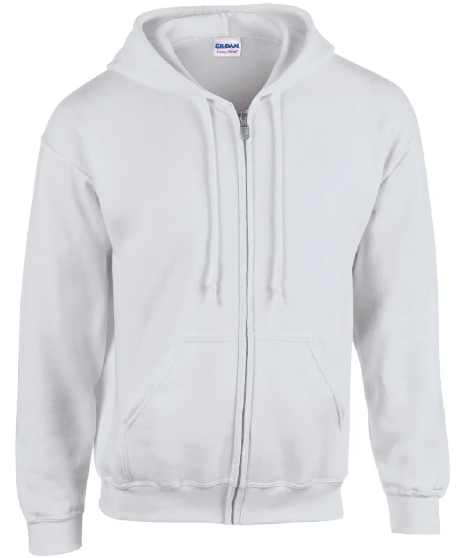 Ash* - Heavy Blend™  full zip hooded sweatshirt