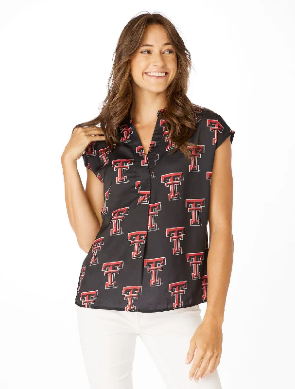 Texas Tech Stewart Simmons "The V-Neck" Women's Blouse