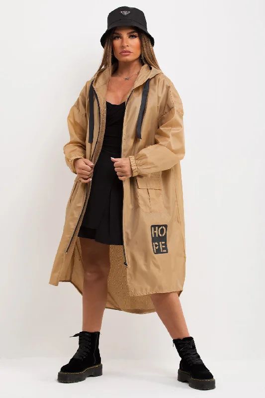 Festival Jacket Rain Mac Beige