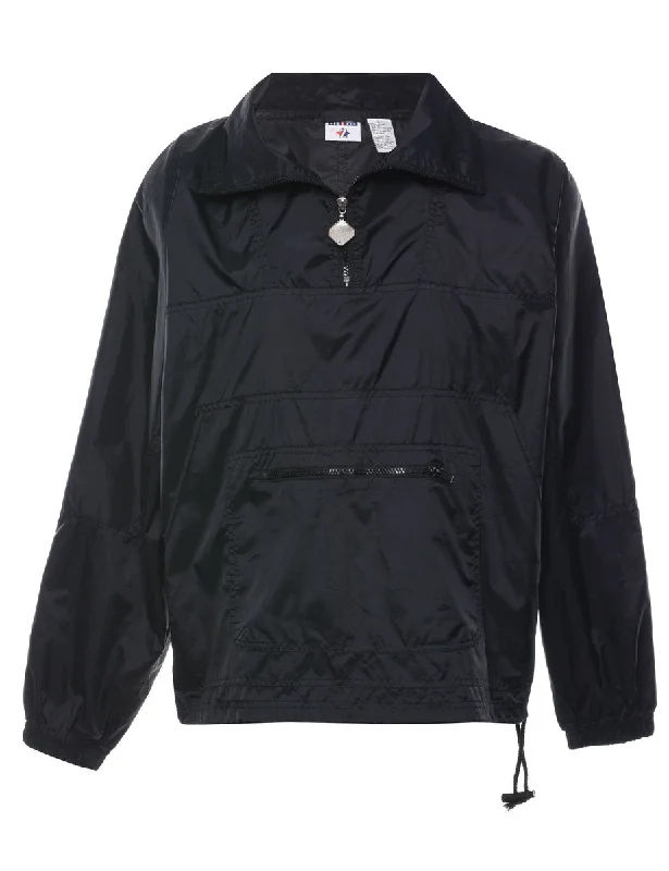 Quarter Zip Nylon Jacket - S