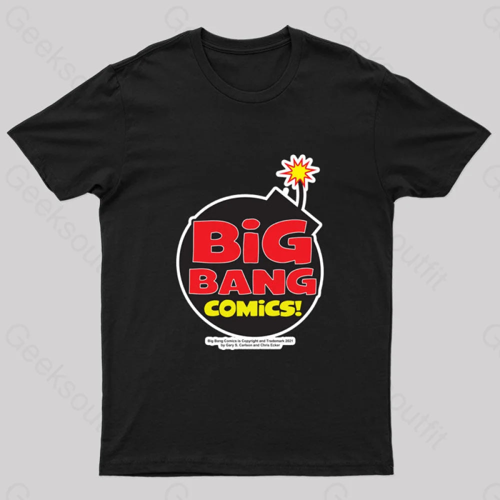 Primordial Great Explosion Comics Logo T-Shirt