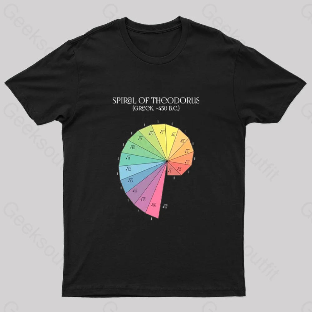 Spiral of Theodorus Geek T-Shirt