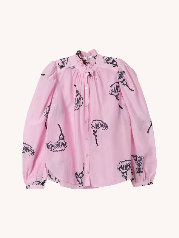 ANNABEL PINK CALLA LILY SHIRT