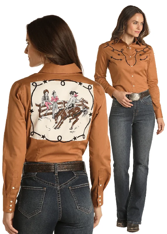 Bronc Rider Retro Snap Shirt