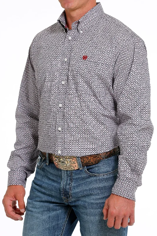 Cinch Men's Long Sleeve Button Down Shirt