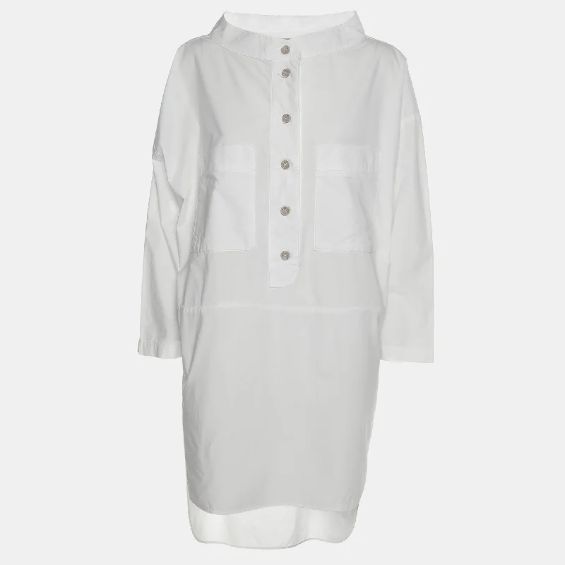 Kenzo White Cotton Long Sleeve Shirt