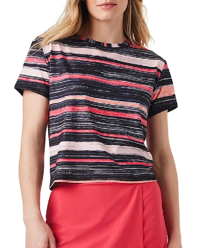 NIC+ZOE Painted Stripe Flow Fit T-Shirt