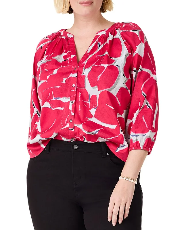 NIC+ZOE Plus Bold Petals Shirt