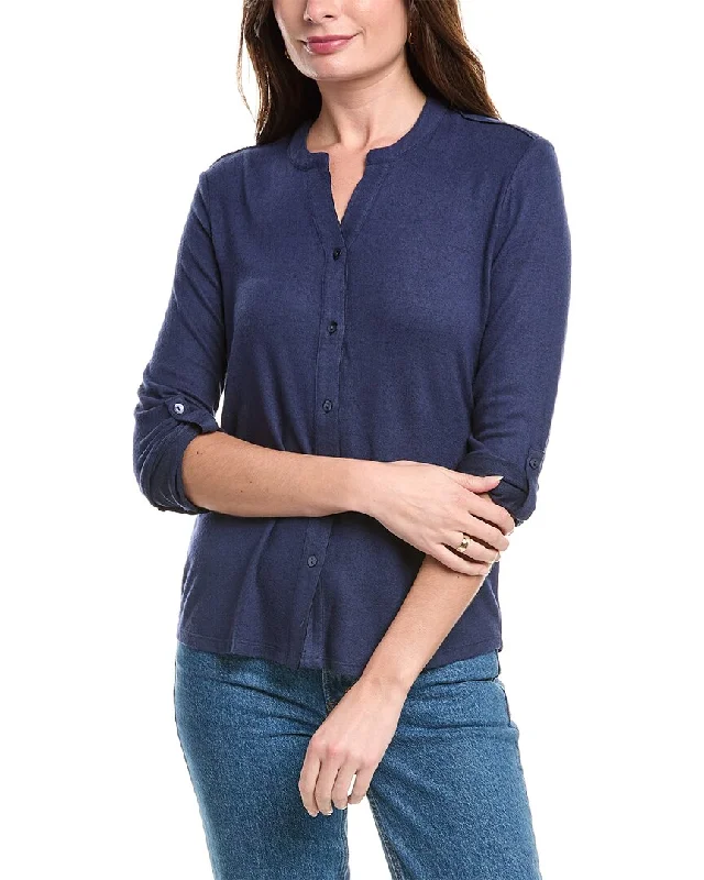 NIC+ZOE Sweet Dreams Convertible Sleeve Shirt