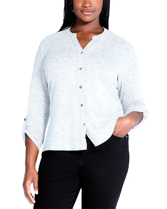 NIC+ZOE Sweet Dreams Convertible Sleeve Shirt