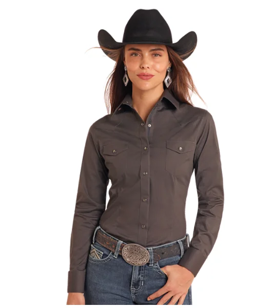 Panhandle Slim Women's Long Sleeve 2 Pocket Snap Shirt