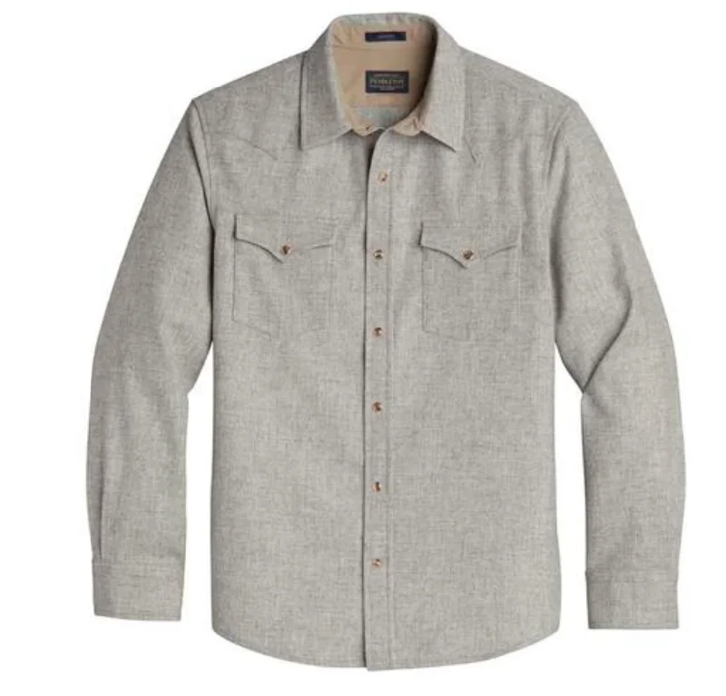 Pendleton Men's Canyon Dark Natural Snap Shirt