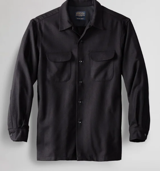 Pendleton Men's Solid Black Board Shirt